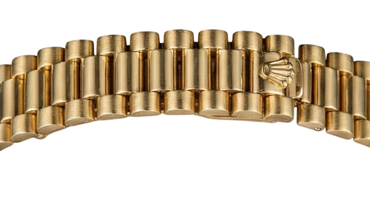 or jaune président still Rolex Datejust montre lunette diamant cadran noir