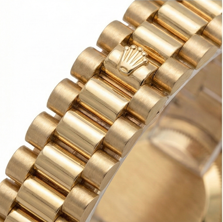 or jaune président still Rolex Datejust montre lunette diamant cadran noir