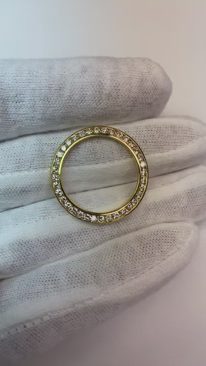 2 carats 26 mm Tous les modèles de montre Date ou lunette en Réel diamant personnalisée pour s'adapter à Rolex Datejust