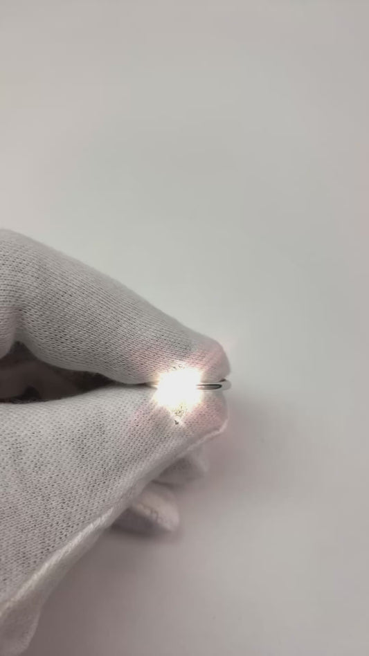 Bague Réel Diamant Poire Serti Griffes 1.5 Carat