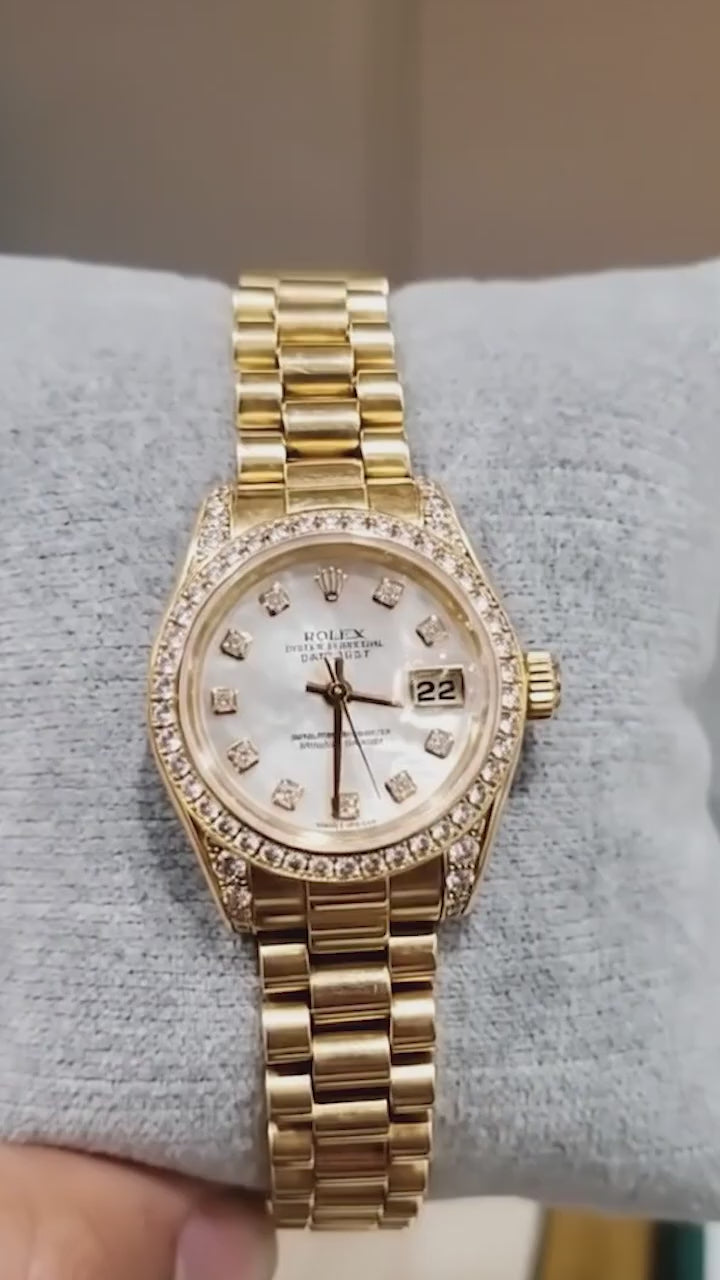 De luxe Perle Rolex 0,20 carats