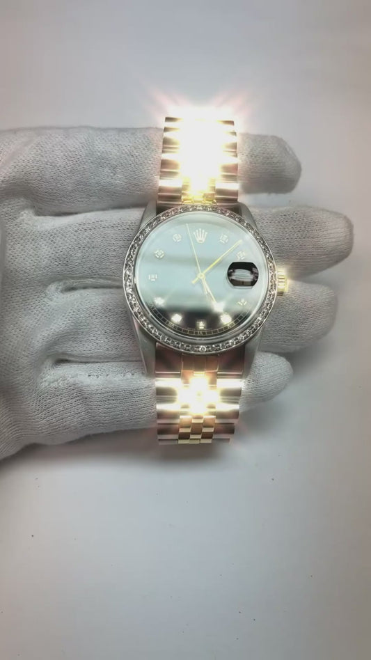 Rolex jubilé Bracelet Datejust Montre Homme Deux Tons datejust