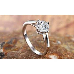 Fait à la main Diamant Bague Mono-Pierre 1,50 carats