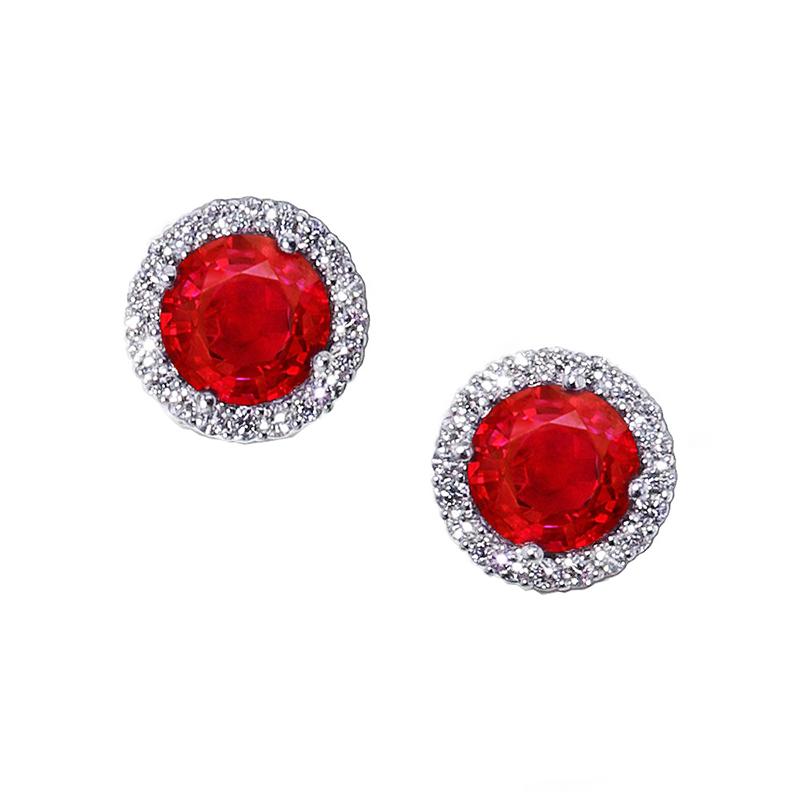Rubis Gemstone Earring – vue principale