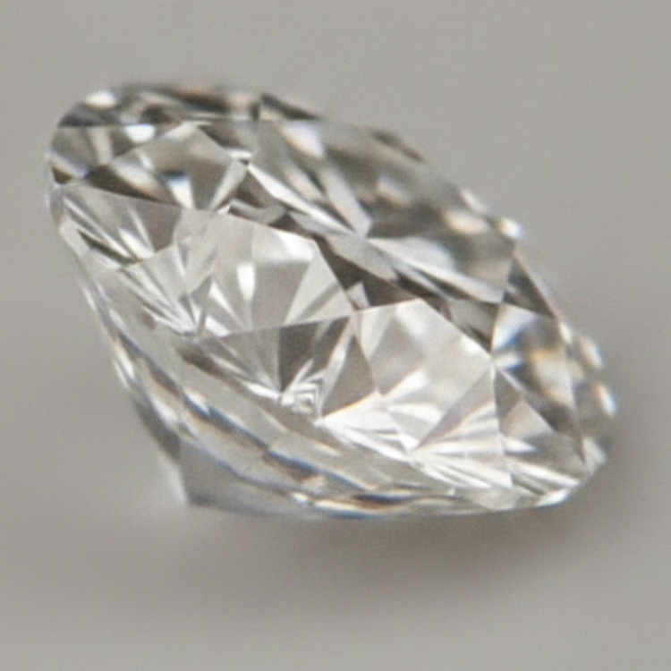 Diamant Naturel Rond extrait de la terre G VS1 Taille Européenne Ancienne Libre 7 Carats