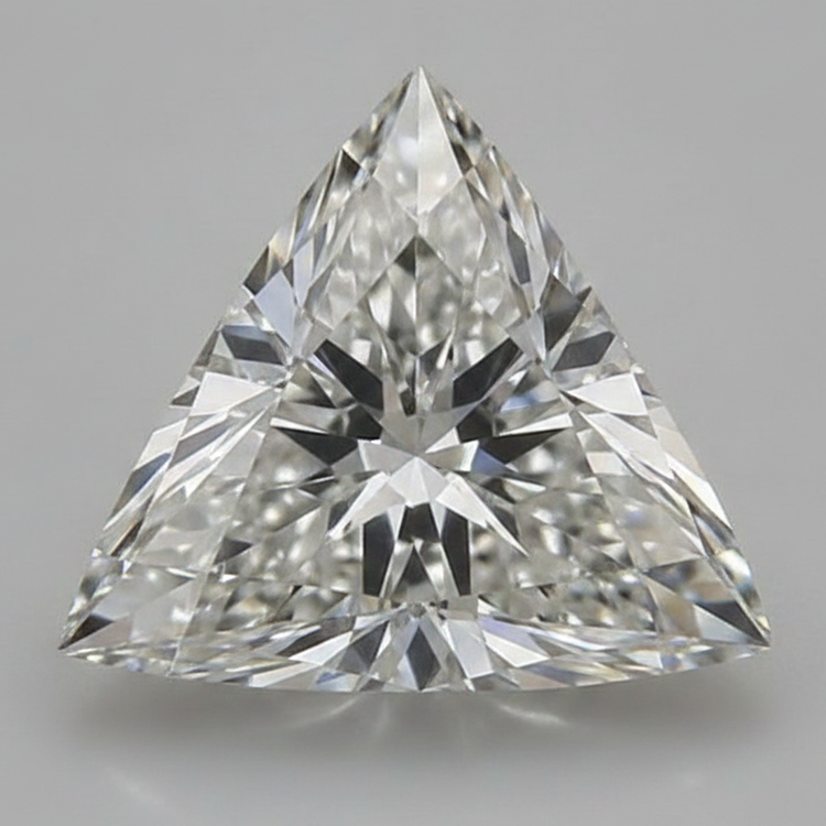 Diamant Naturel Véritable de 6 Carats, Taille Trilliant, Couleur F, Pureté VS1, extrait de la terre, Non Monté