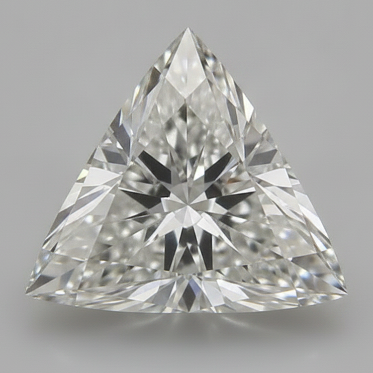 Diamant Naturel Véritable de 6 Carats, Taille Trilliant, Couleur F, Pureté VS1, extrait de la terre, Non Monté