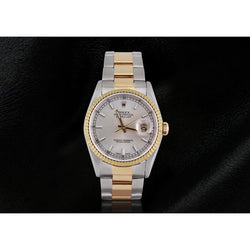 réglage rapide montre Rolex bracelet huître sans trous Datejust Rolex deux tons réglage rapide