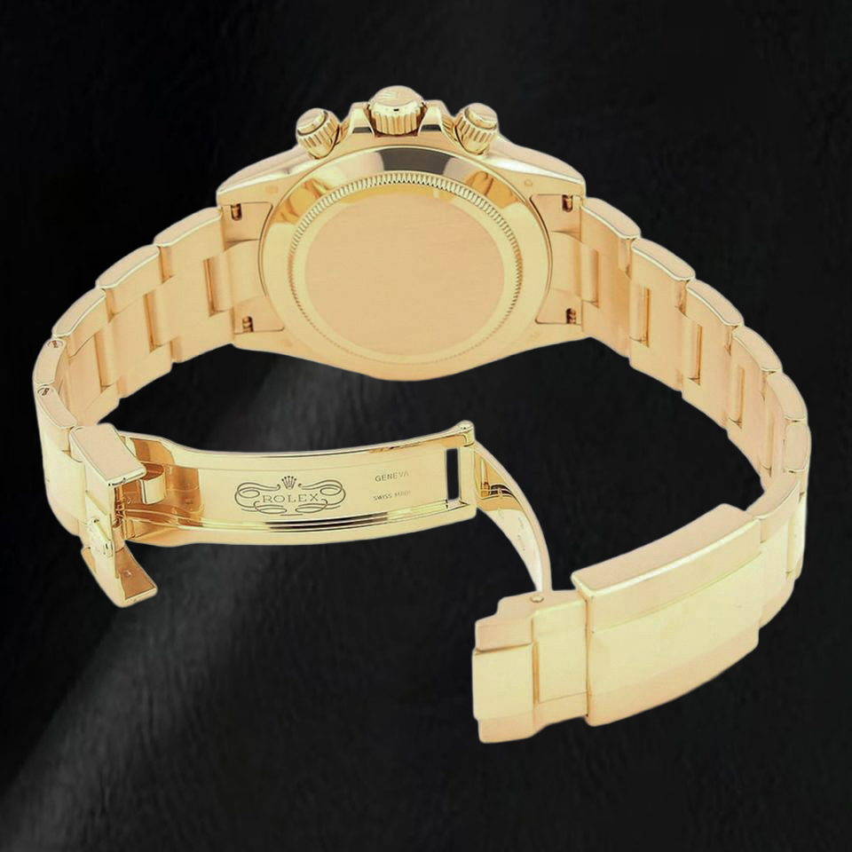 Rolex Cosmograph Daytona 116508 40 mm Montre en Or Jaune Cadran en Nacre Noire