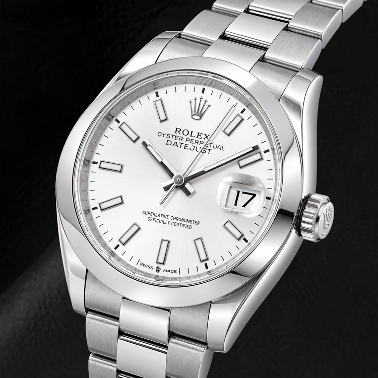 Rolex Datejust 126200 36 mm Montre en Acier Inoxydable Cadran Argenté Luminescent