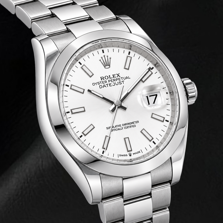 Rolex Datejust 126200 36 mm Montre en Acier Inoxydable Cadran Argenté Luminescent