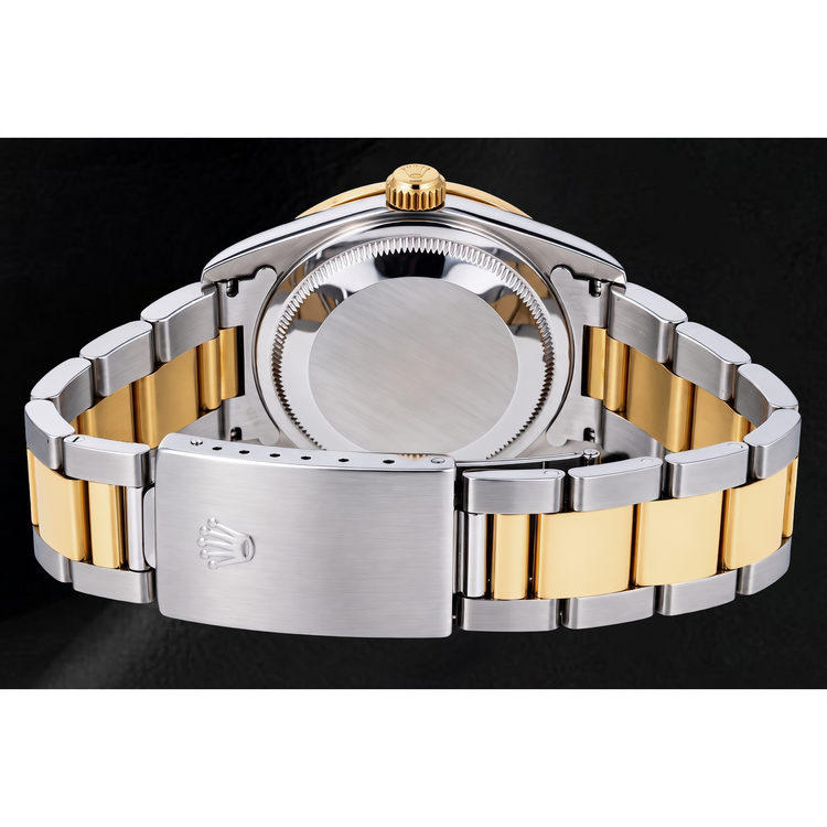 Rolex Datejust 16203 36 mm Montre Bicolore Cadran Diamants Vert
