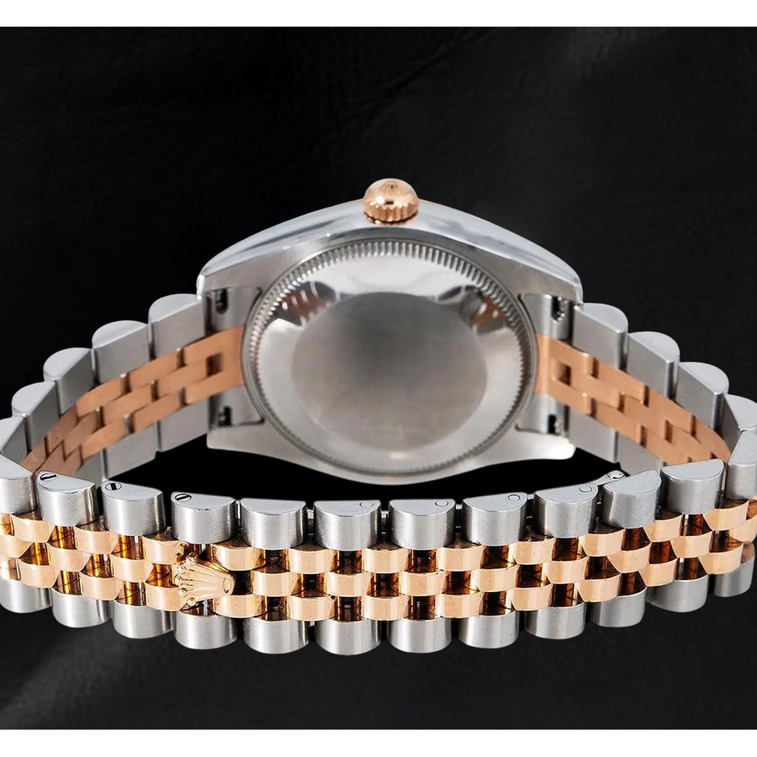 Rolex Datejust 178241 Montre Bicolore 31 mm Cadran Blanc à Chiffres Romains