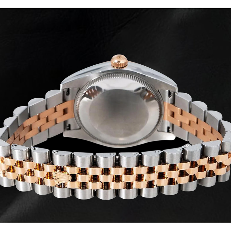 Rolex Datejust 178241 Montre Bicolore 31 mm Cadran Blanc à Chiffres Romains
