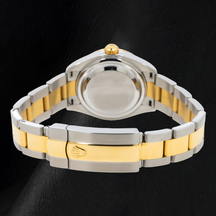 Rolex Datejust 279383RBR 28 mm Montre Bicolore Cadran Diamants Nacre Blanche