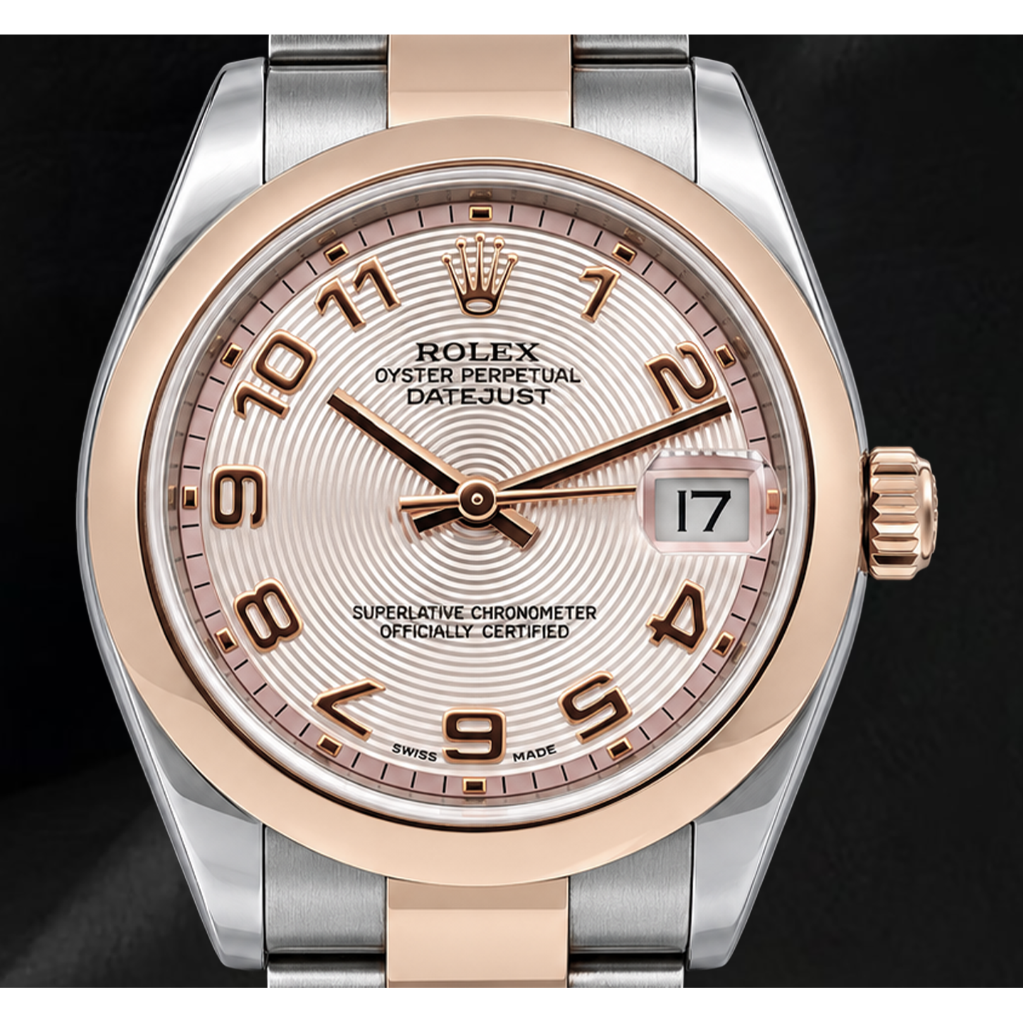 Rolex Datejust 31 mm 178241 Montre Bicolore Cadran Rose Chiffres Arabes