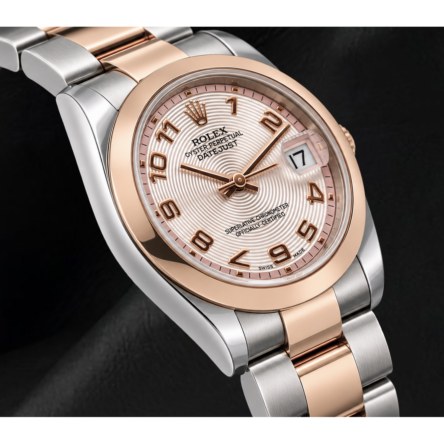 Rolex Datejust 31 mm 178241 Montre Bicolore Cadran Rose Chiffres Arabes