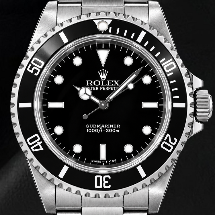 Rolex Submariner 14060 Montre 40 mm en Acier Inoxydable Cadran Noir Luminescent