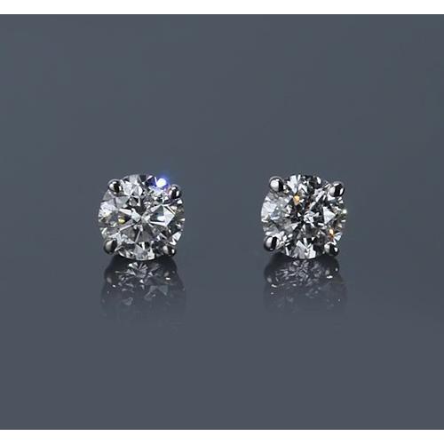 Chatoyant Diamant Boucles d'Oreilles 0,50 carats – vue principale