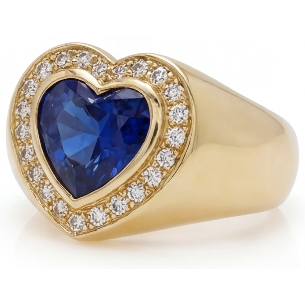 Intemporel Bague Pierre de Couleur 3,75 carats – vue de côté