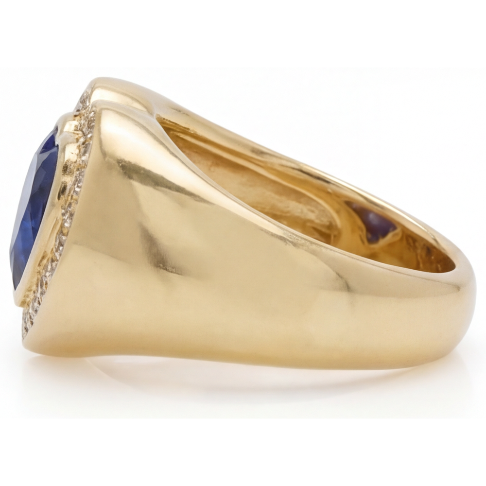 Intemporel Bague Pierre de Couleur 3,75 carats – vue arrière