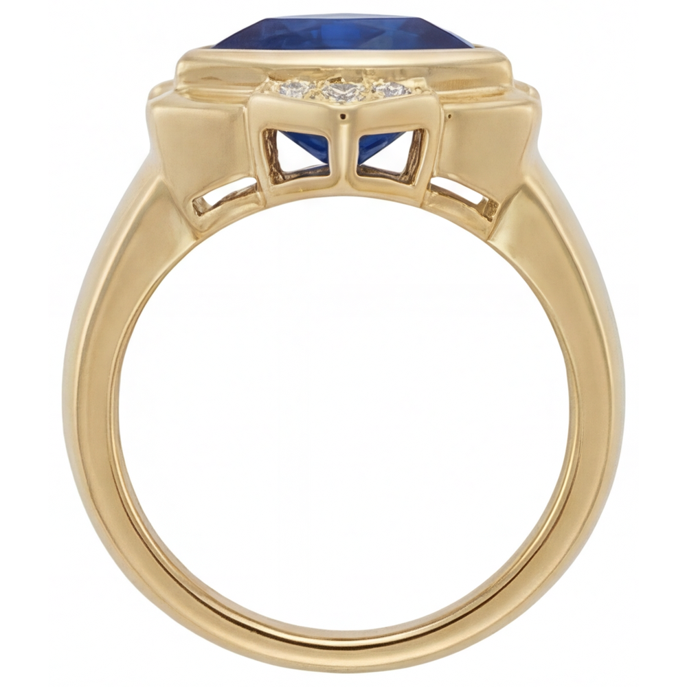 Luxueux Joaillerie Fine 5,5 carats – vue de dessus