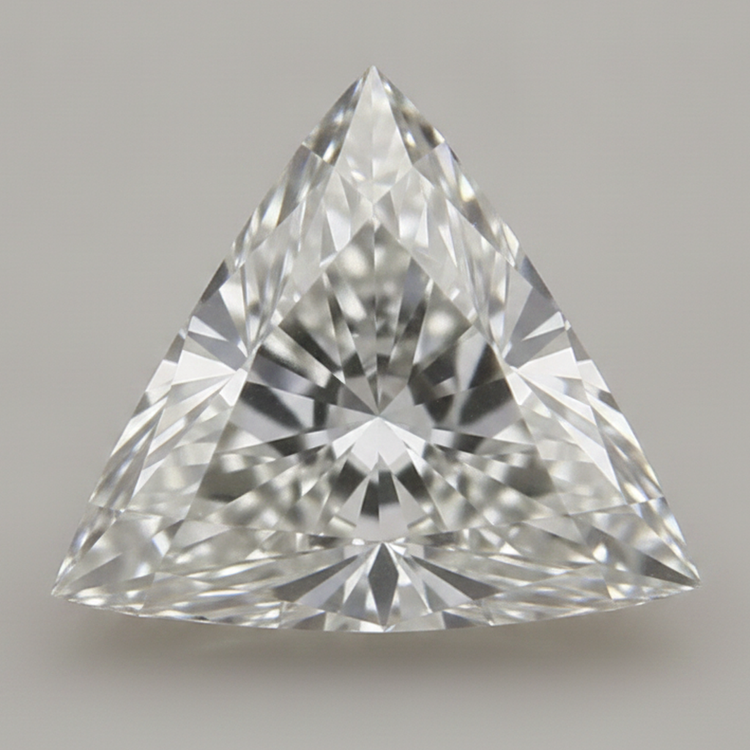 Diamant Naturel Extrait de la Terre Taille Trillion Scintillant G VS1 5 Carats