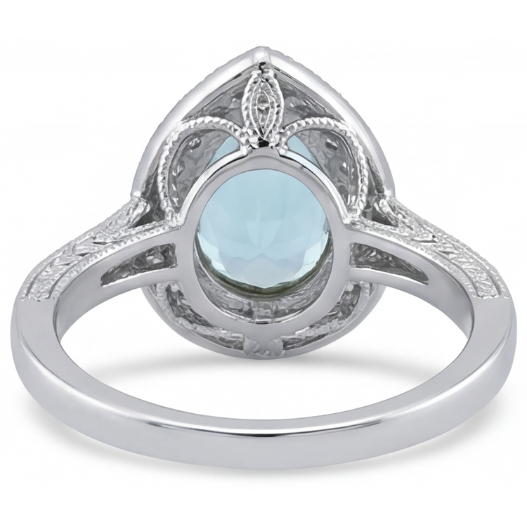Brillant Bague Halo 1,75 carats – vue détaillée