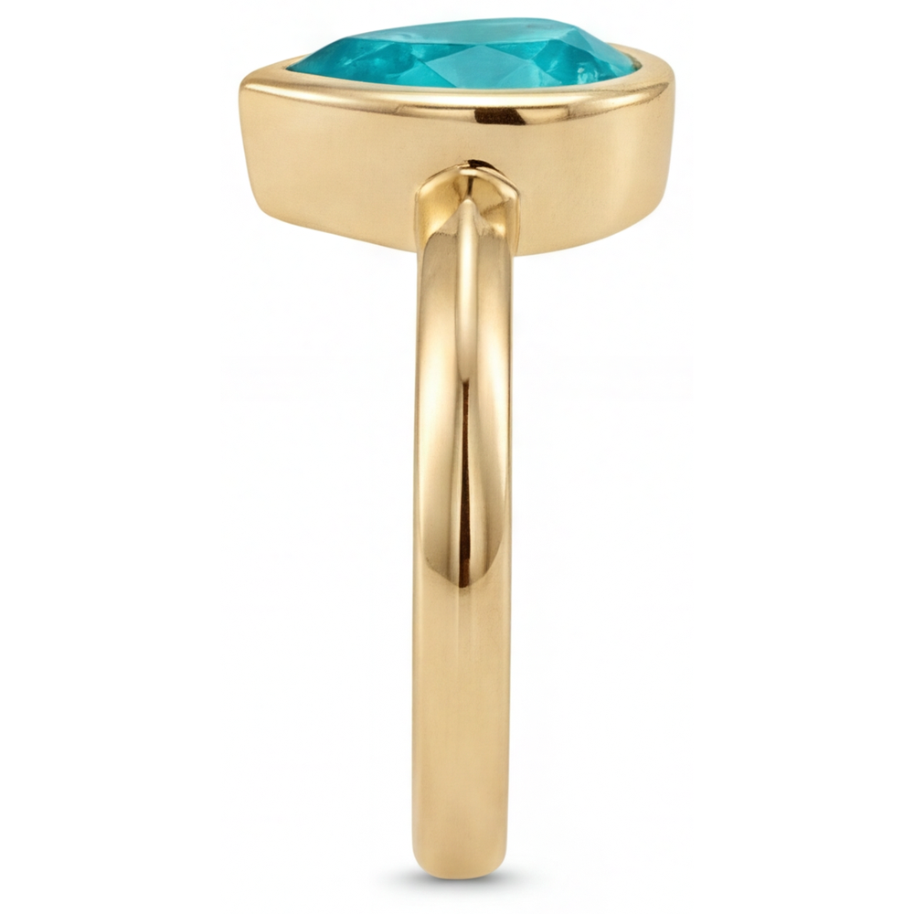 Élégant Bague Pierre Précieuse 1,25 carats – vue de dessus