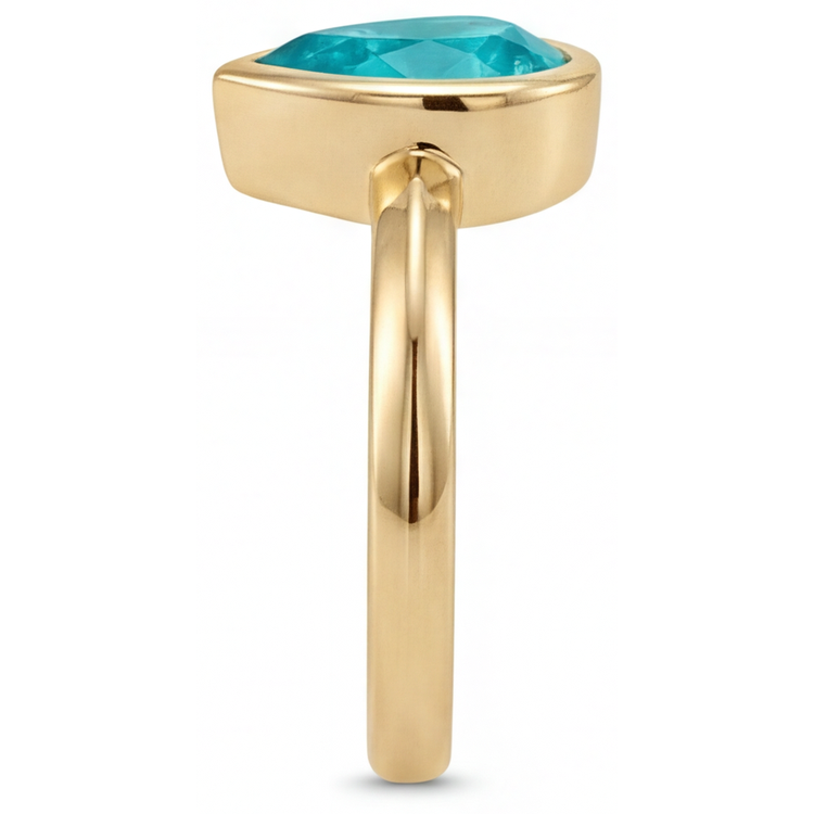 Élégant Bague Pierre Précieuse 1,25 carats – vue de dessus