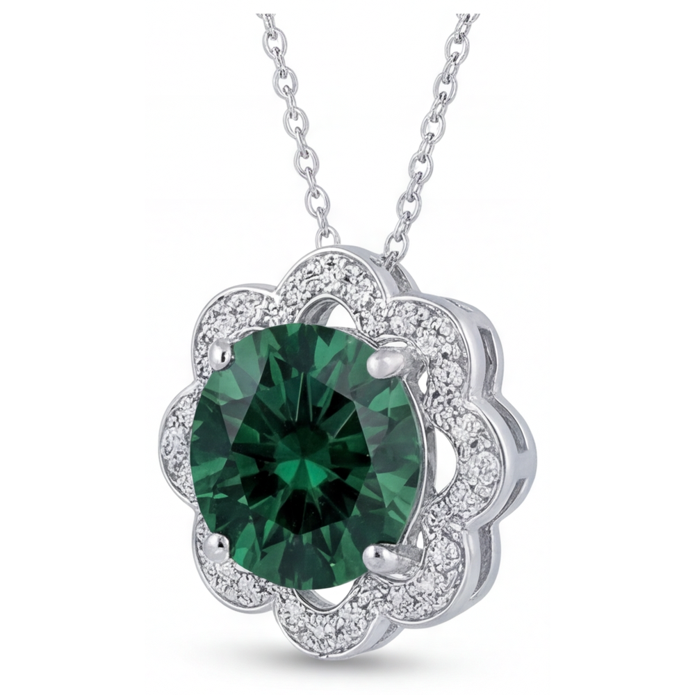 Premium Tourmaline Pendentif Pierre Précieuse 2,25 carats – vue de côté