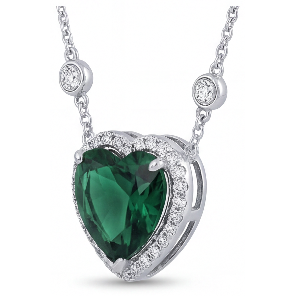 Tourmaline Pendentif Pierre Précieuse – vue d'angle