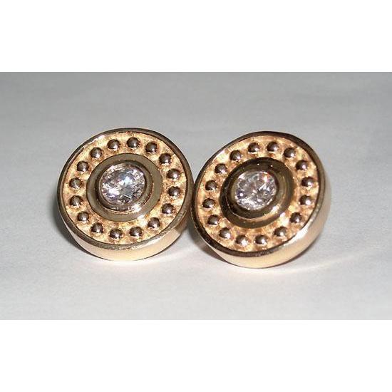 1 carat G SI1 Boucle d'oreille en diamant de style antique - HarryChadEnt.FR