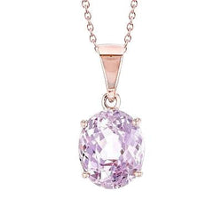 15 Carats Collier Saphir Rose Pendentif Femme Bijoux