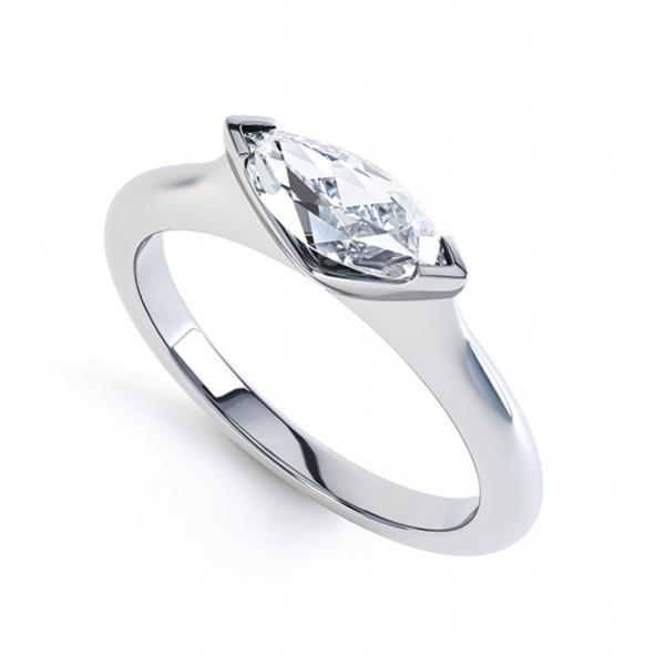 1.25 carat lunette sertie bague de mariage diamant taille marquise - HarryChadEnt.FR