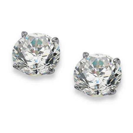 1.60 carats quatre griffes ensemble rond diamant boucle d'oreille bijoux nouveau - HarryChadEnt.FR
