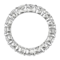 Alliance Éternité Diamant Rond 4.80 Carats Or Blanc 14K