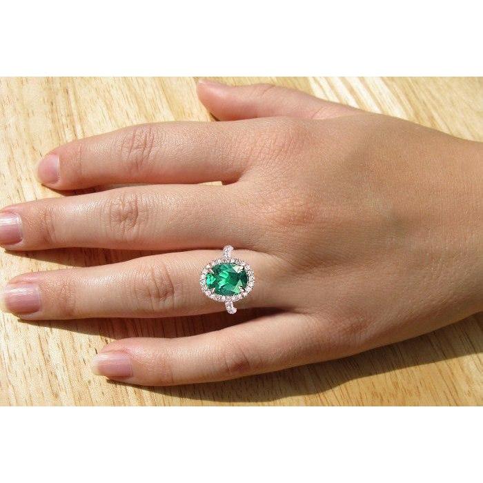 Alliance Verte Emeraude Et Diamant 5.45 Carats - HarryChadEnt.FR