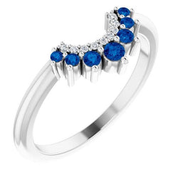 Bague Anniversaire Diamant Rond Saphir Bijoux 3.30 Carats