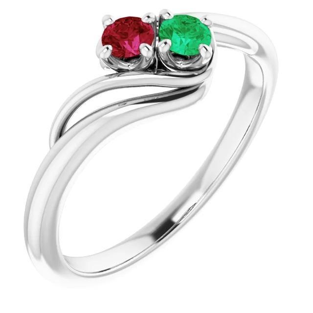 Bague Columbian Vert Emeraude Et Rubis 0.50 Carat Femme Bijoux Neuf - HarryChadEnt.FR