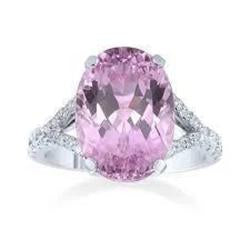 Bague Diamant Kunzite Rose Fantaisie Lady Bijoux Or 14.50 Carats - HarryChadEnt.FR