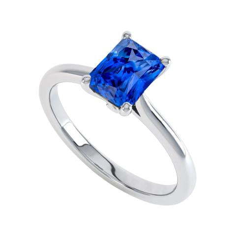 Bague Radiant Solitaire Sri Lanka Saphir 1.50 Carats Bijoux Femme - HarryChadEnt.FR