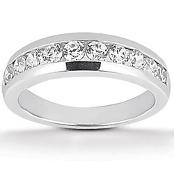 Bague de fiançailles avec diamants véritables 2 carats or blanc 14 carats neuf