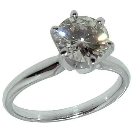 Bague de fiançailles diamant 1 carat solitaire - HarryChadEnt.FR