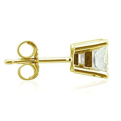 Boucle d'Oreille Simple avec Diamants de 0,50 Carats Homme Nouveau