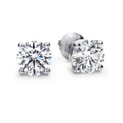 Boucle d'oreille à 4 diamants 2.90 ct