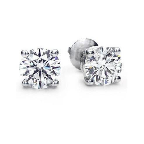 Boucle d'oreille à 4 diamants 2.90 ct - HarryChadEnt.FR