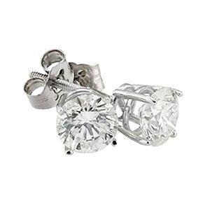 Boucle d'oreille diamant rond 0.50 carats - HarryChadEnt.FR