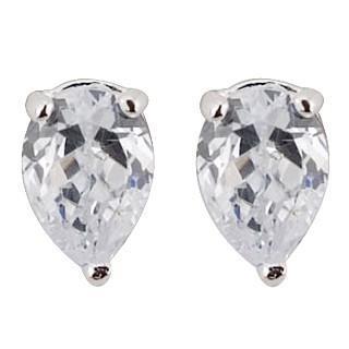 Boucle d'oreille en diamant taille poire sertie trois griffes de 1.5 ct - HarryChadEnt.FR