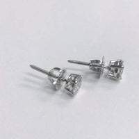 Boucles d'oreilles diamant rond 1 carat - HarryChadEnt.FR